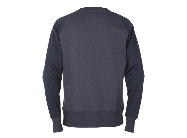 UMBRO Core Tech Crewneck jr Blå mel. 128 Rundhalset genser i polyester til junior 